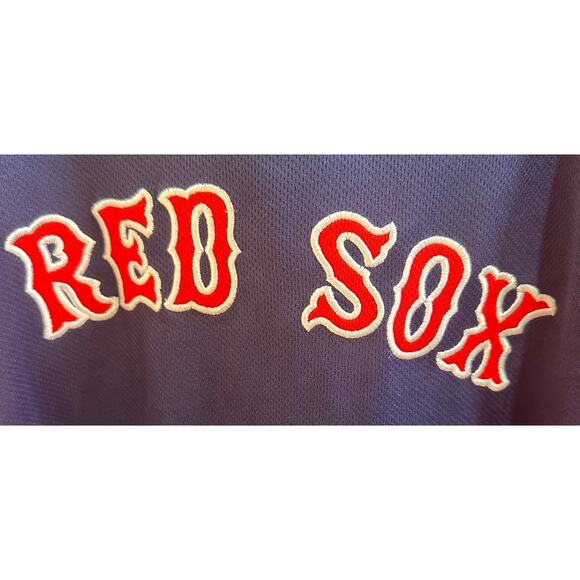 Red Sox Unisex Mesh Jersey T-Shirt, EUC, Sz Youth Large (14) - Picture 3 of 8